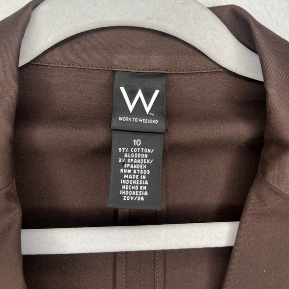 Worthington Brown Work Blazer | Size 10 - Picture 3 of 5